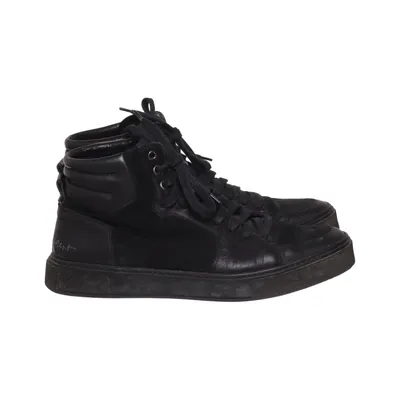 Sneakers (Vintage High-Top Sneakers) fra Yves Saint Laurent Ruskind, Læder