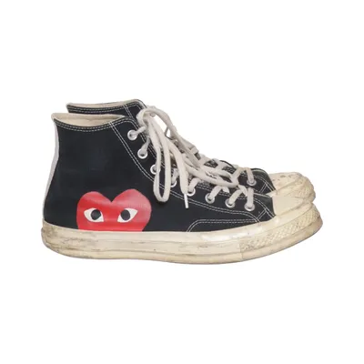 Tygskor (Svart, Vit) från Comme des Garçons PLAY x Converse
