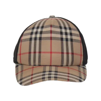 Trucker cap (Beige, Multicolored) from Burberry Polyamide