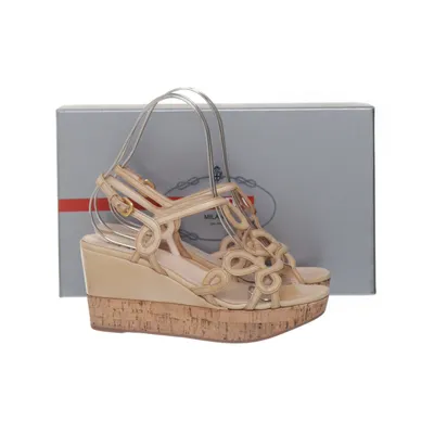 Sleehakken (Beige) van Prada Leer