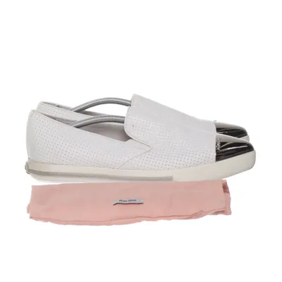 Loafers (Hvid) fra Miu Miu Læder
