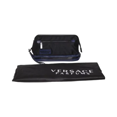 Toilettaske (Sort, Blå) fra Versace Parfums Polyester, Polyurethan
