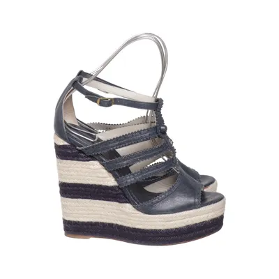 Wedges (Blue, Multicolored) from Balenciaga Leather
