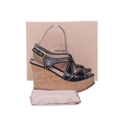 Wedges (Black) from Prada
