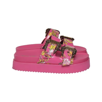 Pantoletten (Pink, Mehrfarbig) von Versace Jeans Couture Polyurethan
