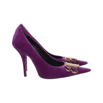 Escarpins (Violet) de Balenciaga Cuir