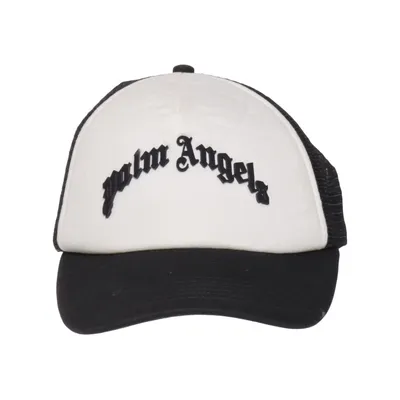 Truckerkappe (Schwarz, Weiß) von Palm Angels