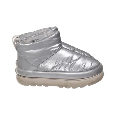 Enkellaarzen (Classic Maxi Mini "Metallic Silver") van UGG