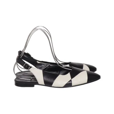 Sandals (Black, White) from Comme des Garçons Leather