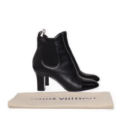 Heeled boots (Black) from Louis Vuitton Leather