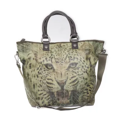 Handväska (Hopper) från George Gina & Lucy Bomull, Polyester, Skinn