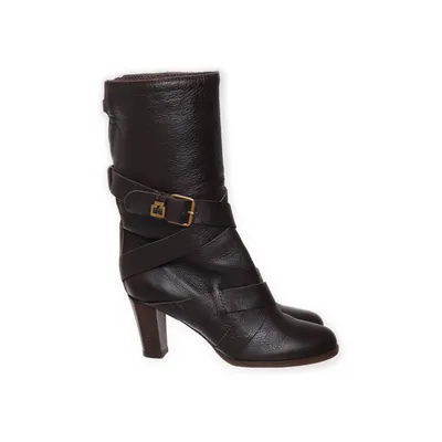 Bottes (Marron) de Chloé Cuir