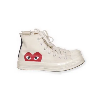 Tygskor (Vit) från Comme des Garçons PLAY x Converse