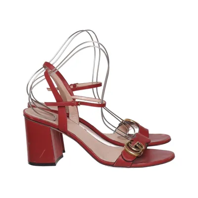 High heel sandals (Marmont) from Gucci Leather