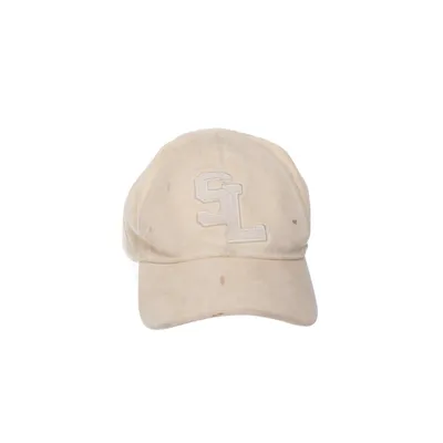 Baseballkeps (Beige) från Saint Laurent Bomull, Metallfiber, Viskos