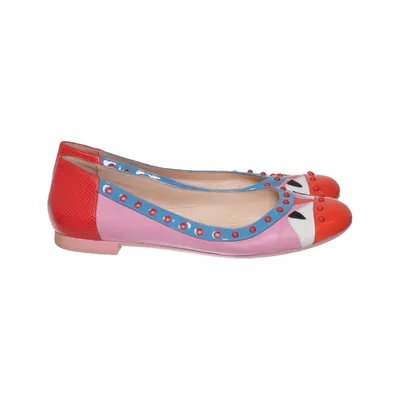 Ballerines (Monster Bug Eyes) de Fendi Cuir