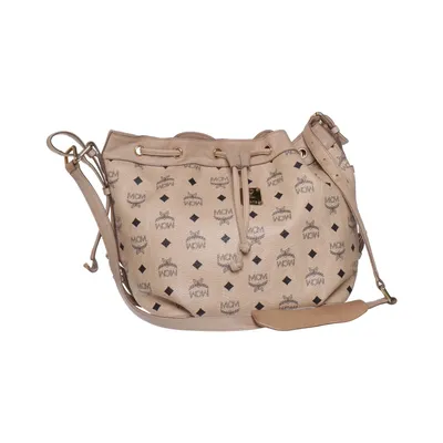Skuldertaske (Heritage Drawstring) fra MCM Læder