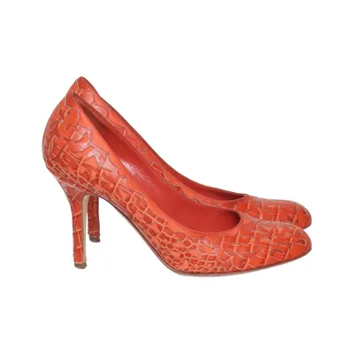 Escarpins (Flamenco) de Christian Dior Cuir