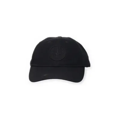 Baseballkeps (Svart) från Stone Island Polyester, Ull