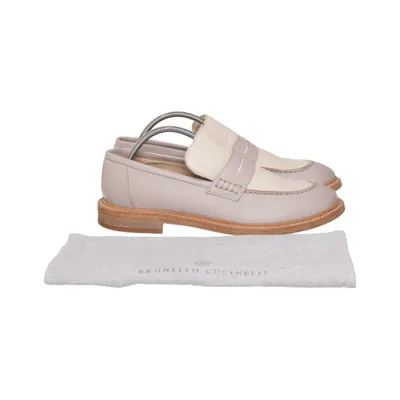 Loafers (Grå, Hvid) fra Brunello Cucinelli Læder