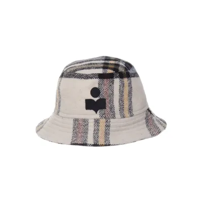 Buckethatt (Beige, Svart, Flerfärgad) från Isabel Marant Akryl, Bomull, Polyamid, Polyester, Silke, Ull