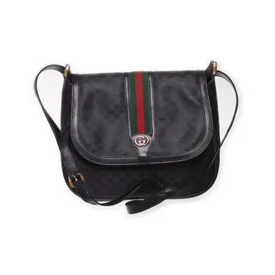 Schoudertas (Zwart, Meerkleurig) van Gucci Leer