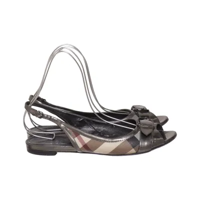 Sandales (Argent, Multicolore) de Burberry