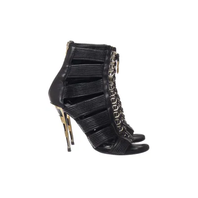 Sandaletten (Zwart) van Balmain Leer