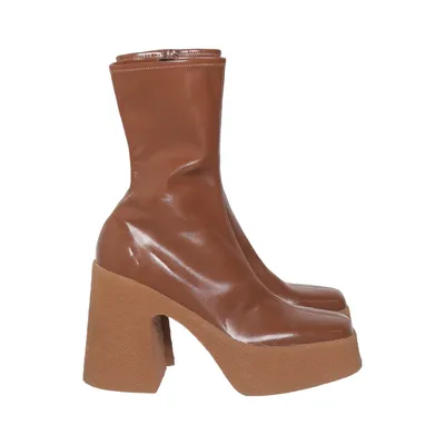 Heeled boots (Brown) from Stella McCartney Leather