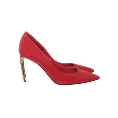 Klackskor (Röd) från Alexander McQueen Mocka