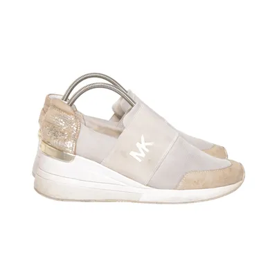 Instappers (Beige) van Michael Kors Leer