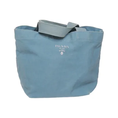 Sac en toile (Bleu) de Prada Coton, Polyester