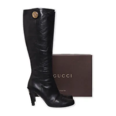 Laarzen (Zwart) van Gucci Leer