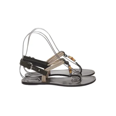 Sandalen (Groen) van Gucci Leer