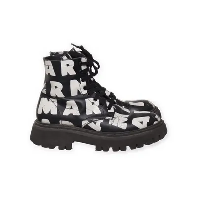 Laced boots (Black, White) from Marni