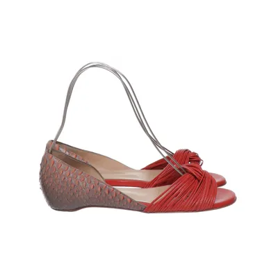 Sandalen (Rood) van Christian Louboutin Leer