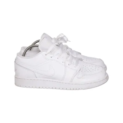 Sneakers ( 1 Low (GS) "Triple White") van Nike Air Jordan Leer