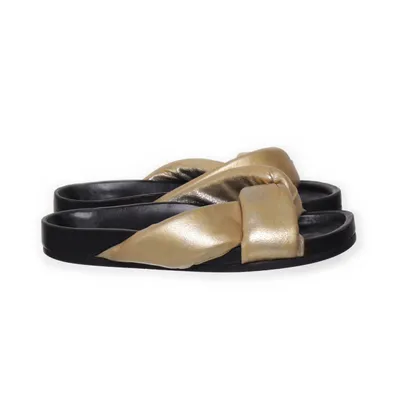 Hjemmeskor (Guld, Sort) fra Chloé