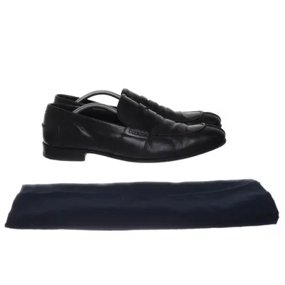 Loafers (Zwart) van Prada Leer