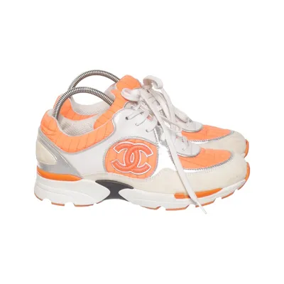 Sneakers (Orange, Beige) from Chanel