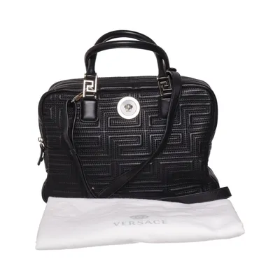 Håndtaske (Sort) fra Versace Læder