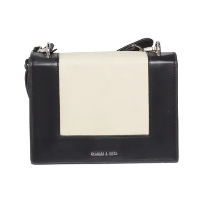 Shoulder-bag (Black, Beige) from Charles & Keith