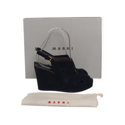 Wedges (Blue) from Marni Leather