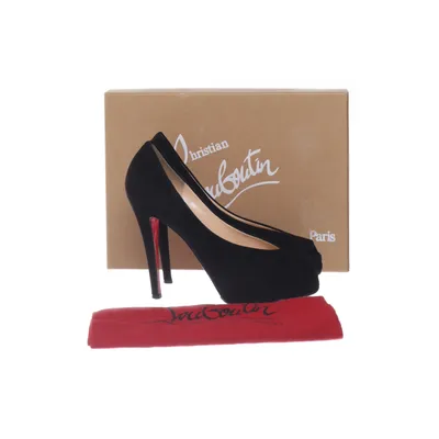 Hoge hakken (Joli Dune) van Christian Louboutin Leer
