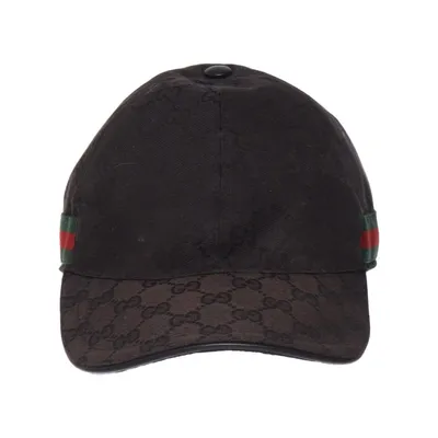 Baseball cap (Black) from Gucci Cotton, Polyamide, Polyester