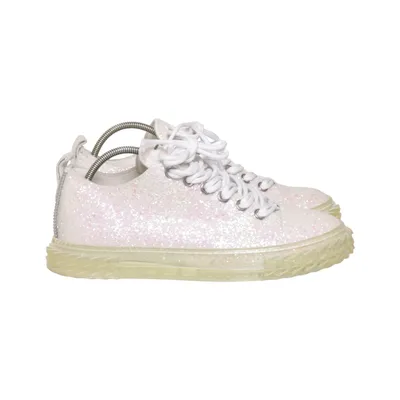 Baskets (Blanc, Rose) de Giuseppe Zanotti Cuir
