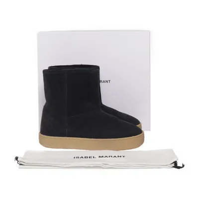Curling laarzen (Zwart) van Isabel Marant Leer
