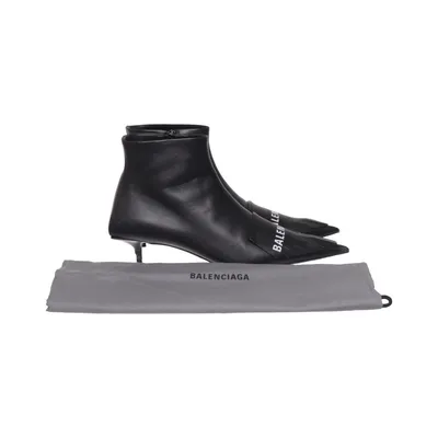 Heeled boots (Knife BB Fringe) from Balenciaga Leather