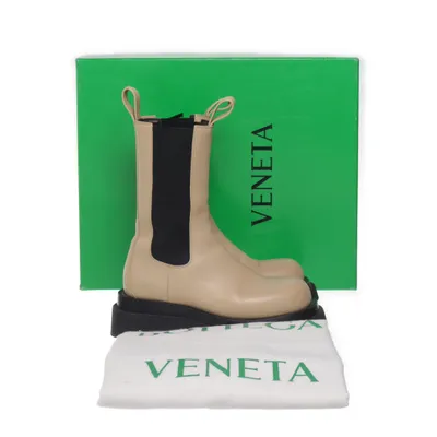 Chelsea boots (Beige) från Bottega Veneta Skinn