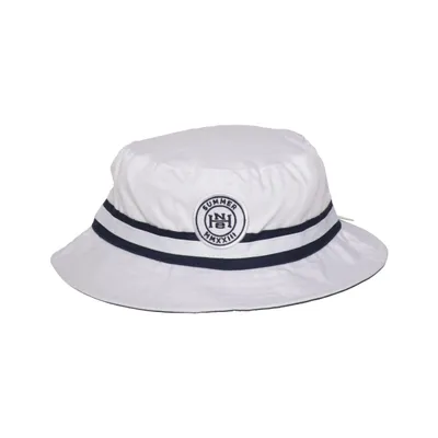 Bucket hat (White, Black) from Neh Cotton